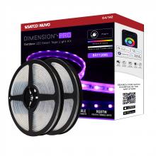 Nuvo 64/142 - Dimension Pro; Tape light strip; 64 ft.; Hi-Output; RGB plus Tunable White; Plug connection; IP65;