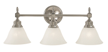  2433 PN/AM - 3-Light Polished Nickel Taylor Sconce