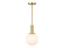 Savoy House Meridian M7050NB - 1-Light Pendant in Natural Brass