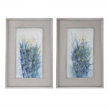 Uttermost 41558 - Indigo Florals Framed Art S/2