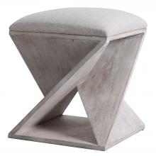 Uttermost 23559 - Uttermost Benue Gray Ottoman