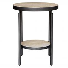 Uttermost 24113 - Uttermost Dauntless Travertine Side Table