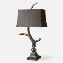 Uttermost 27960 - Stag Horn Dark Shade Table Lamp