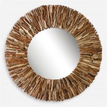 Uttermost 09809 - Teak Branch Natural Round Mirror